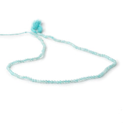2.2mm Amazonite microfaceted round beads 13 inch 150 pieces (ONLINE ORDER ONLY)