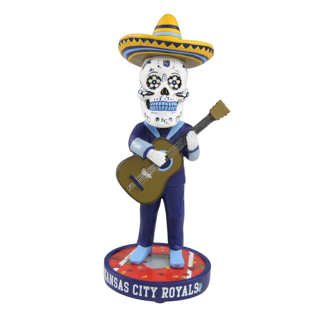 Kansas City Royals Day Of The Dead Sugar Skull MLB Bobblehead (ONLINE ORDER ONLY)