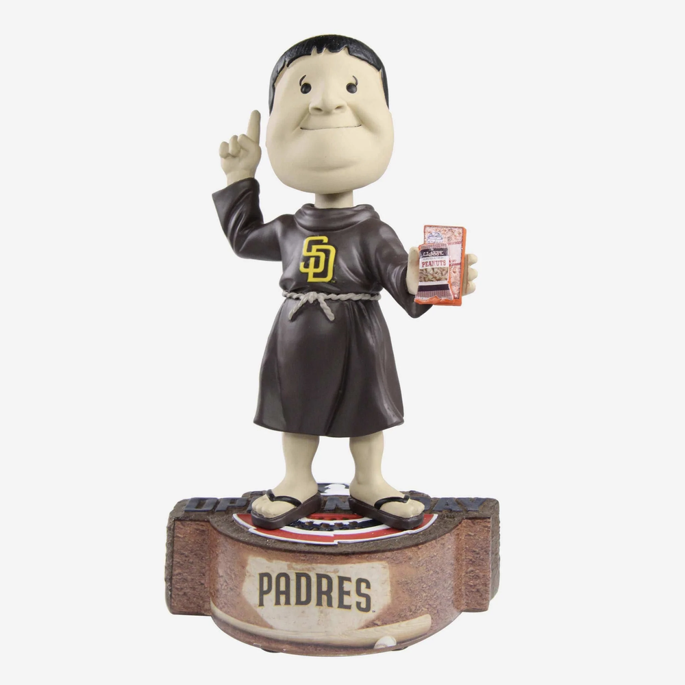 Swinging Friar San Diego Padres Opening Day Take Me Ballgame Singing Bobblehead (ONLINE ORDER ONLY)