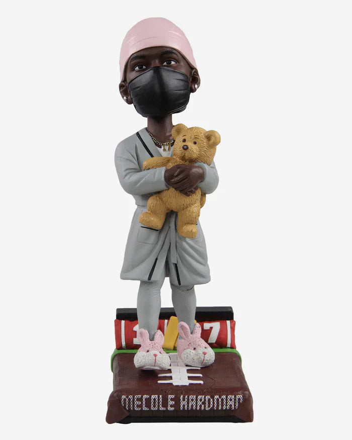 Mecole Hardman Kansas City Chiefs Teddy Bear Pregame NFL Bobblehead (ONLINE ORDER ONLY)