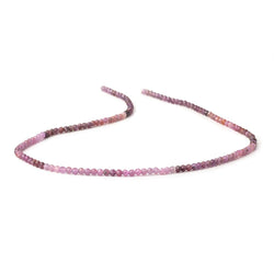 2.5mm Shaded Ruby micro faceted round beads 13 inch 140 pieces AA (ONLINE ORDER ONLY)