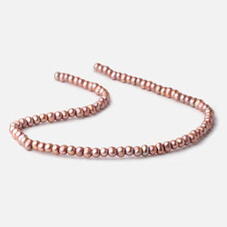 5-6mm Rose Blush Off Round 2.5mm Large Hole Pearls 95 Beads (ONLINE ORDER ONLY)