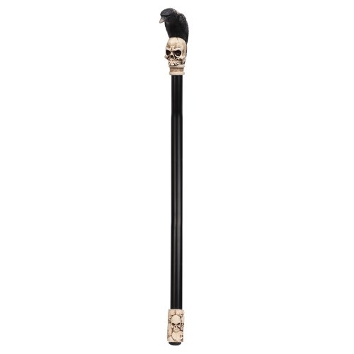 Raven and Skull Walking Cane (ONLINE ORDER ONLY)
