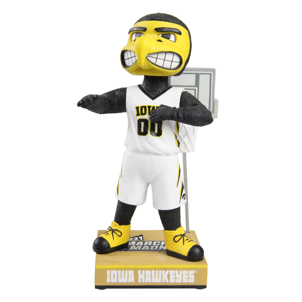 Herky The Hawk Iowa Hawkeyes March Madness NCAA College Bobblehead (ONLINE ORDER ONLY)