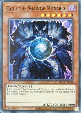 Caius the Shadow Monarch [OP19-EN004] Super Rare (ONLINE ORDER ONLY)