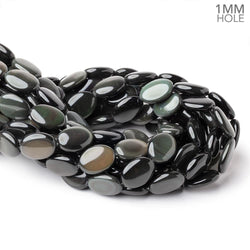 19.5x15mm Rainbow Obsidian Plain Oval 16 inch 21 Beads 1mm Hole AAA (ONLINE ORDER ONLY)