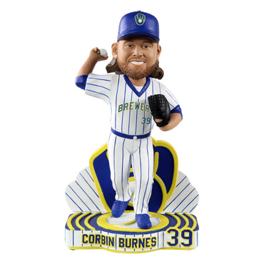 Corbin Burnes Milwaukee Brewers Retro Jersey MLB Bobblehead (ONLINE ORDER ONLY)