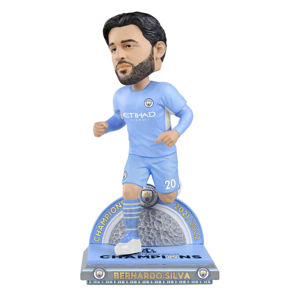 Bernardo Silva Manchester City FC 2022 Premier League Champion Soccer Bobblehead (ONLINE ORDER ONLY)