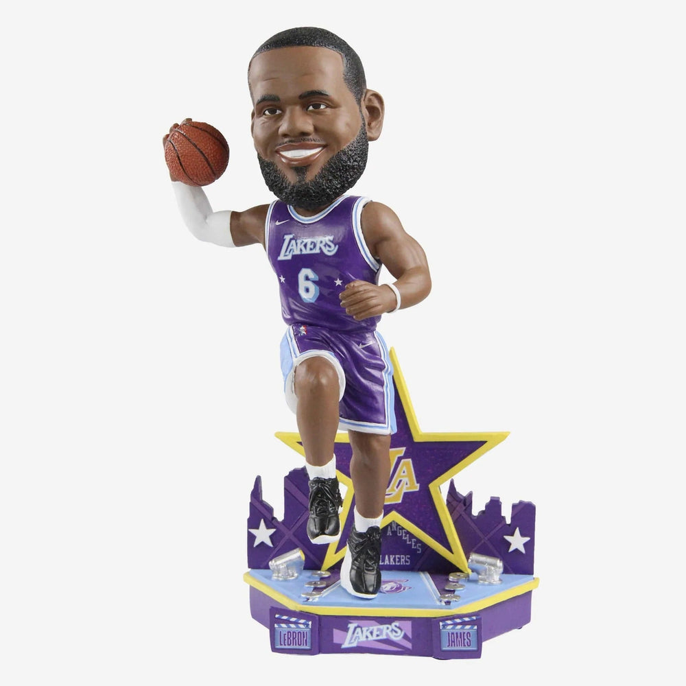 Lebron James Los Angeles Lakers 2022 City Jersey NBA Bobblehead (ONLINE ORDER ONLY)