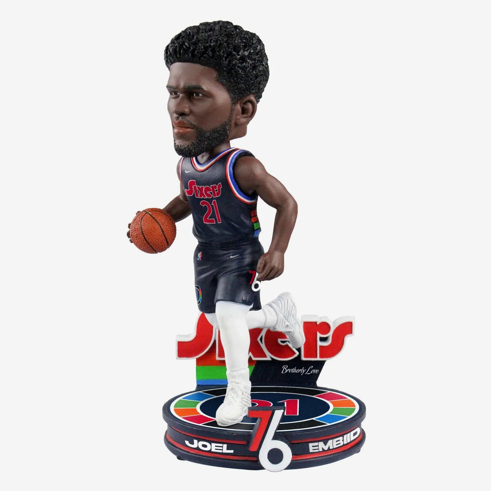 Joel Embiid Philadelphia 76ers 2022 City Jersey NBA Bobblehead (ONLINE ORDER ONLY)