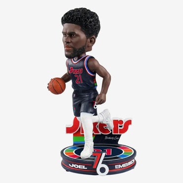 Joel Embiid Philadelphia 76ers 2022 City Jersey NBA Bobblehead (ONLINE ORDER ONLY)