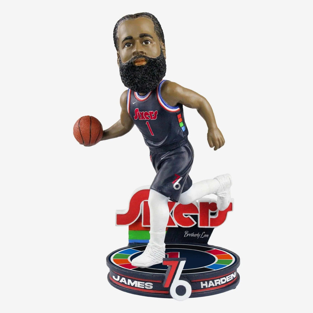 James Harden Philadelphia 76ers 2022 City Jersey NBA Bobblehead (ONLINE ORDER ONLY)