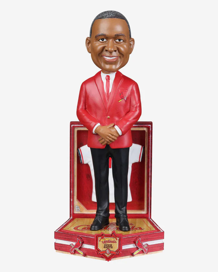 Ozzie Smith St. Louis Cardinals 2022 Red Jacket MLB Bobblehead (ONLINE ORDER ONLY)