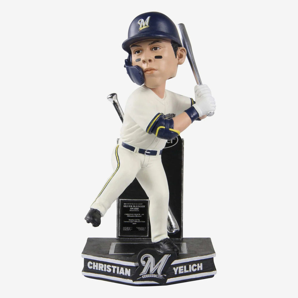 Christian Yelich Milwaukee Brewers 2019 Silver Slugger MLB Bobblehead (ONLINE ORDER ONLY)