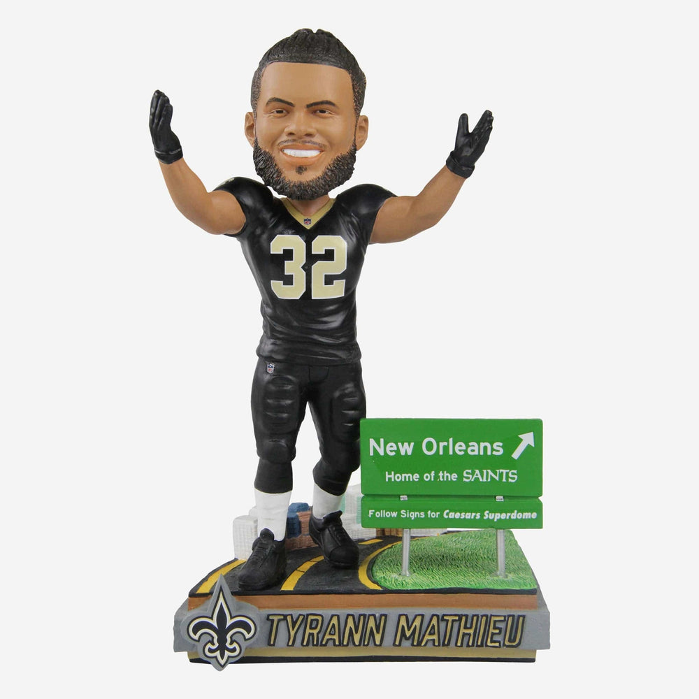 Tyrann Mathieu New Orleans Saints Next Stop NFL Bobblehead (ONLINE ORDER ONLY)