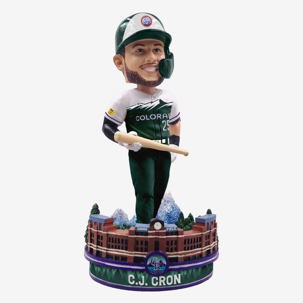 C.J. Cron Colorado Rockies 2022 City Connect MLB Bobblehead (ONLINE ORDER ONLY)