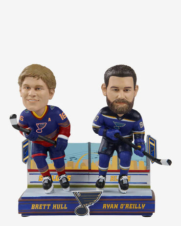 Brett Hull & Ryan O'Reilly St. Louis Blues Then And Now NHL Bobblehead (ONLINE ORDER ONLY)