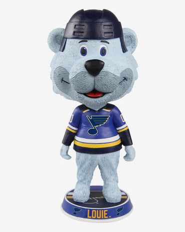 Louie St. Louis Blues 2023 Home Jersey Bighead NHL Bobblehead (ONLINE ORDER ONLY)