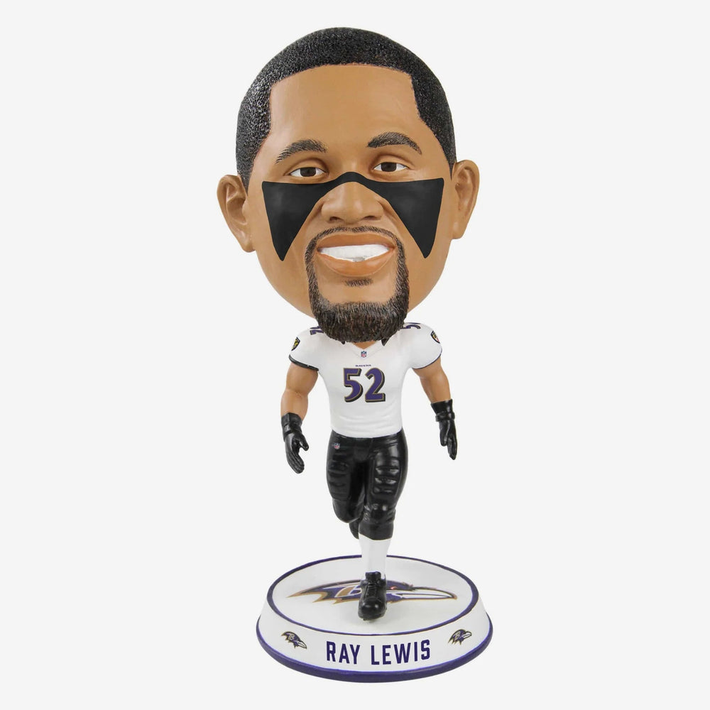 Ray Lewis Baltimore Ravens 2023 Home Jersey Bighead NFL Bobblehead (ONLINE ORDER ONLY)