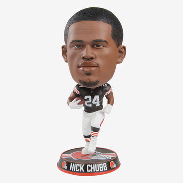 Nick Chubb Cleveland Browns 2023 Home Jersey Bighead NFL Bobblehead (ONLINE ORDER ONLY)