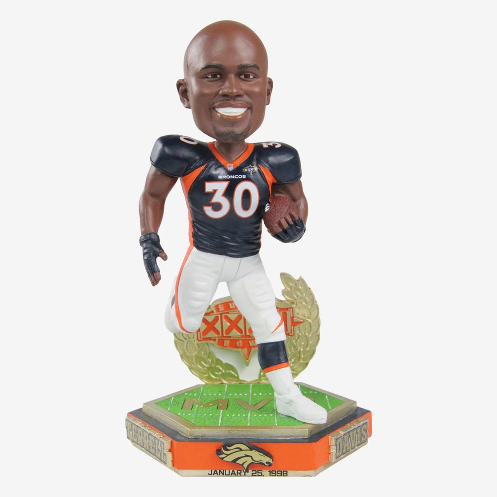 Terrell Davis Denver Broncos Super Bowl XXXII MVP 25th Anniversary Bobblehead (ONLINE ORDER ONLY)