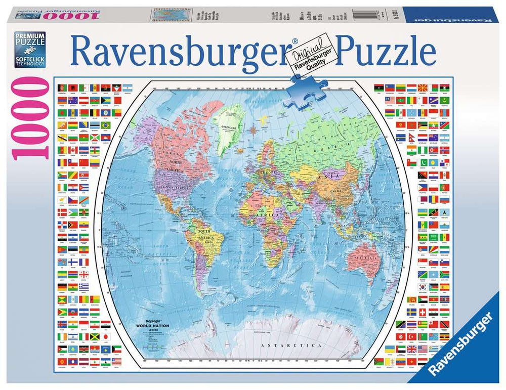 Puzzle: Political World Map (ONLINE ORDER ONLY)