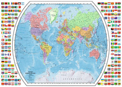 Puzzle: Political World Map (ONLINE ORDER ONLY)