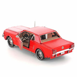1965 Red Ford Mustang 3D Steel Model Kit Metal Earth (ONLINE ORDER ONLY)