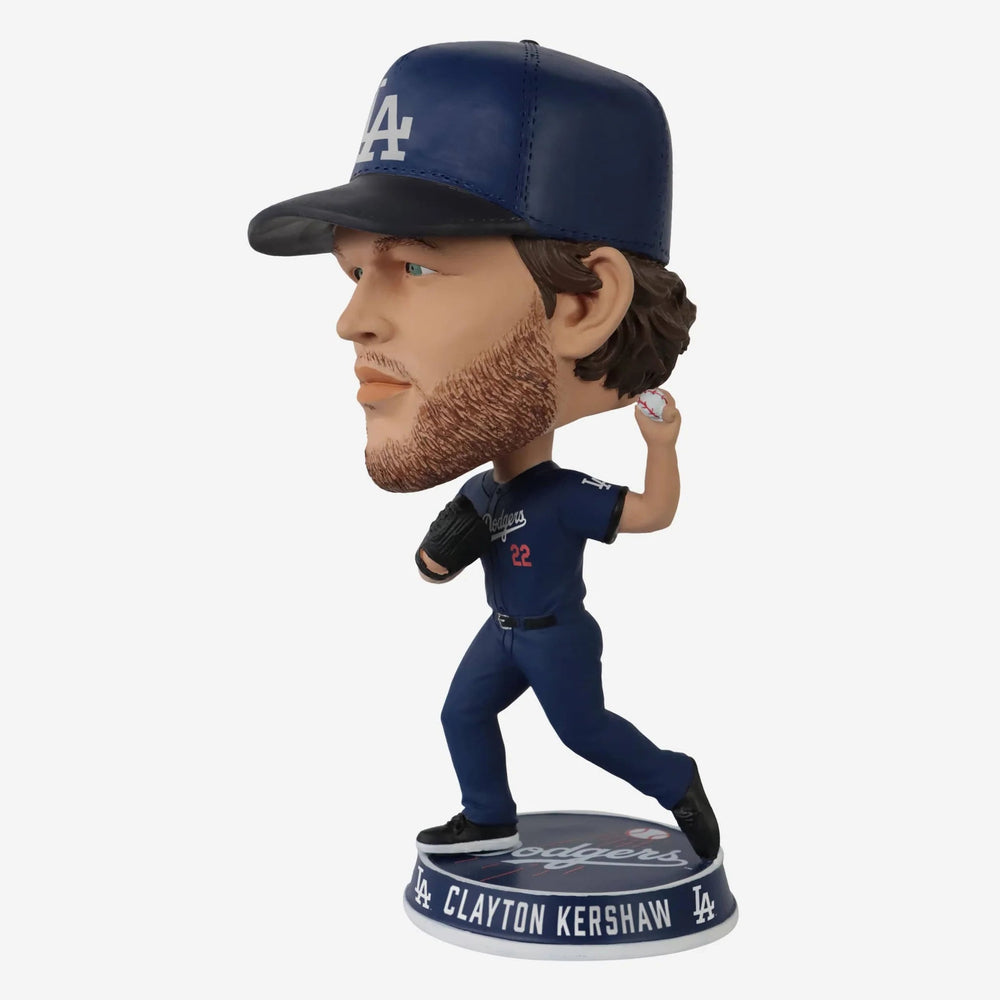 Clayton Kershaw Los Angeles Dodgers Home Jersey Mini Bighead MLB Bobblehead (ONLINE ORDER ONLY)