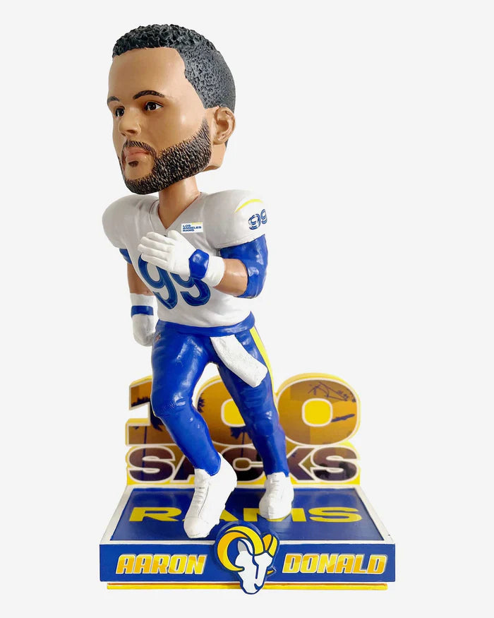 Aaron Donald St. Louis Rams 100 Sacks NFL Bobblehead (ONLINE ORDER ONLY)