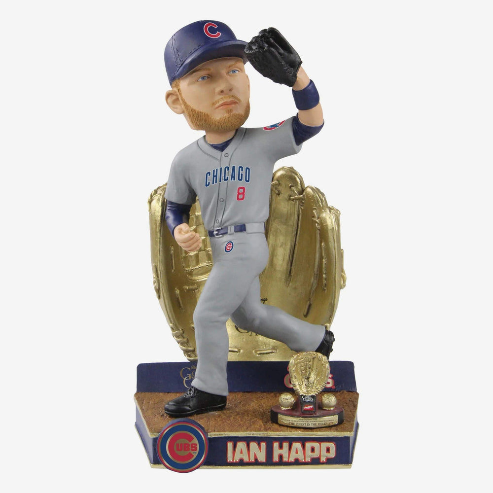 Ian Happ Chicago Cubs 2022 Gold Glove MLB Bobblehead (ONLINE ORDER ONLY)