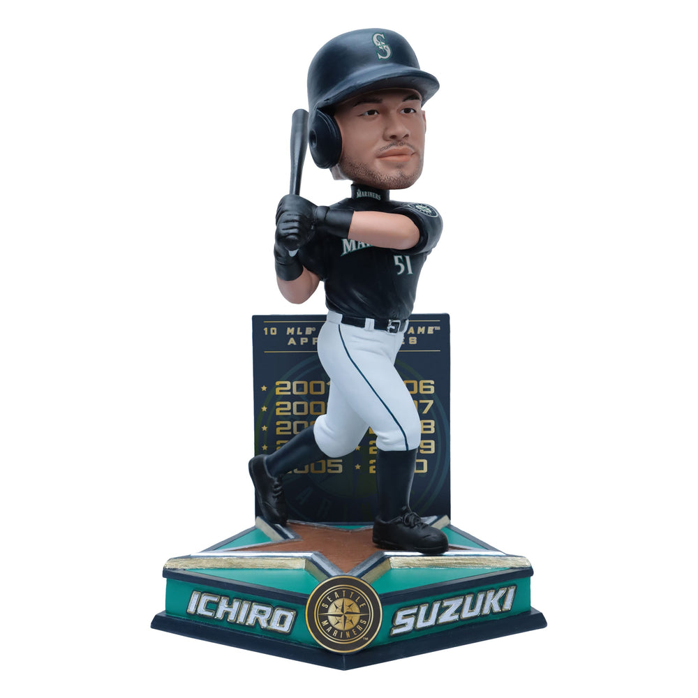 Ichiro Suzuki Seattle Mariners 10X All-Star MLB Bobblehead (ONLINE ORDER ONLY)