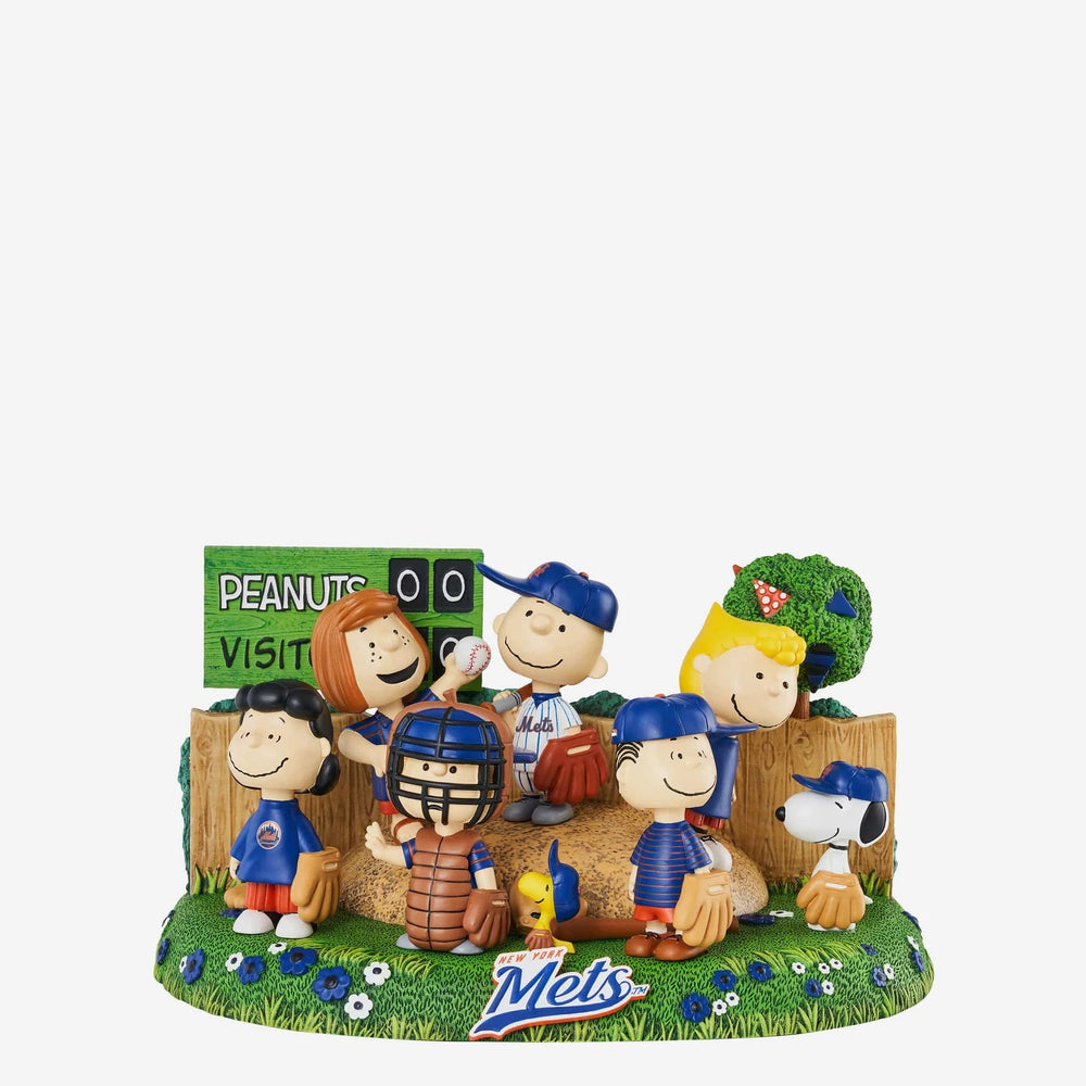 Peanuts Gang MLB Field Mini Bobble Scene Bobbleheads (ONLINE ORDER ONLY)