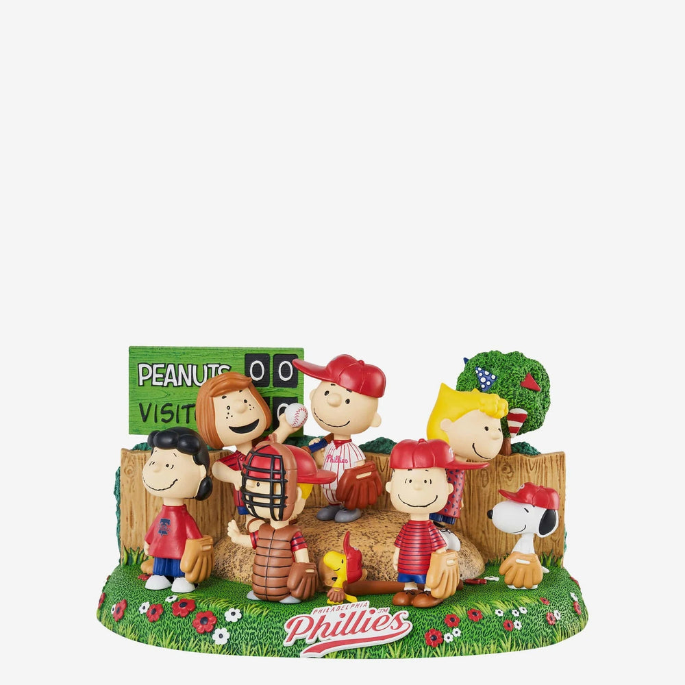 Peanuts Gang MLB Field Mini Bobble Scene Bobbleheads (ONLINE ORDER ONLY)