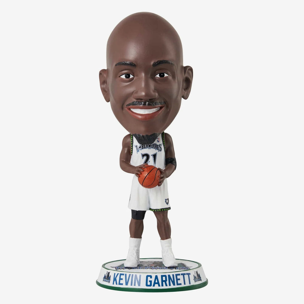 Kevin Garnett Minnesota Timberwolves Home Jersey Bighead NBA Bobblehead (ONLINE ORDER ONLY)