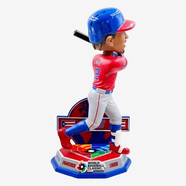 Francisco Lindor Puerto Rico 2023 Wbc Alternate Uniform Player Bobblehead (ONLINE ORDER ONLY)
