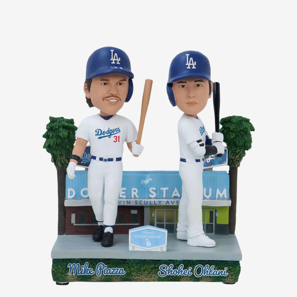 Mike Piazza & Shohei Ohtani Los Angeles Dodgers Then And Now MLB Bobblehead (ONLINE ORDER ONLY)