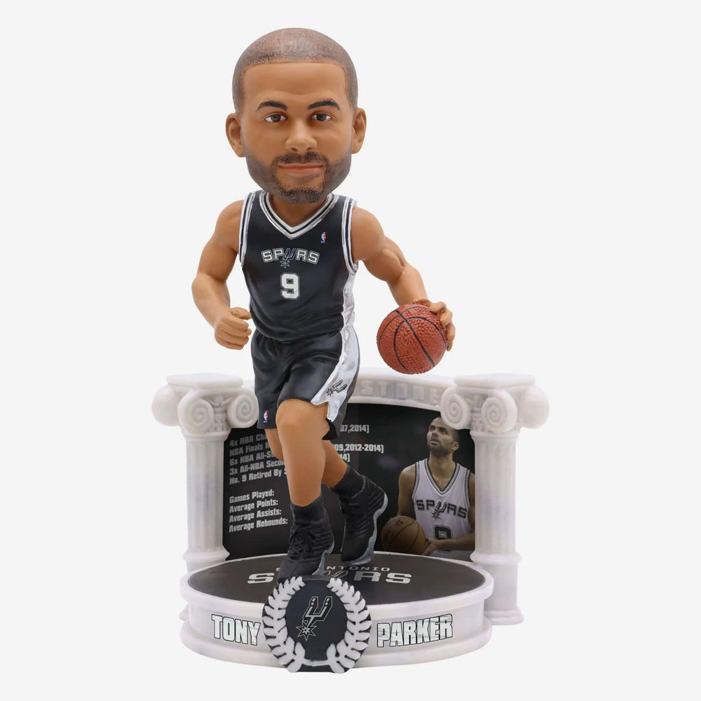 Tony Parker San Antonio Spurs Career Retrospective NBA Bobblehead (ONLINE ORDER ONLY)