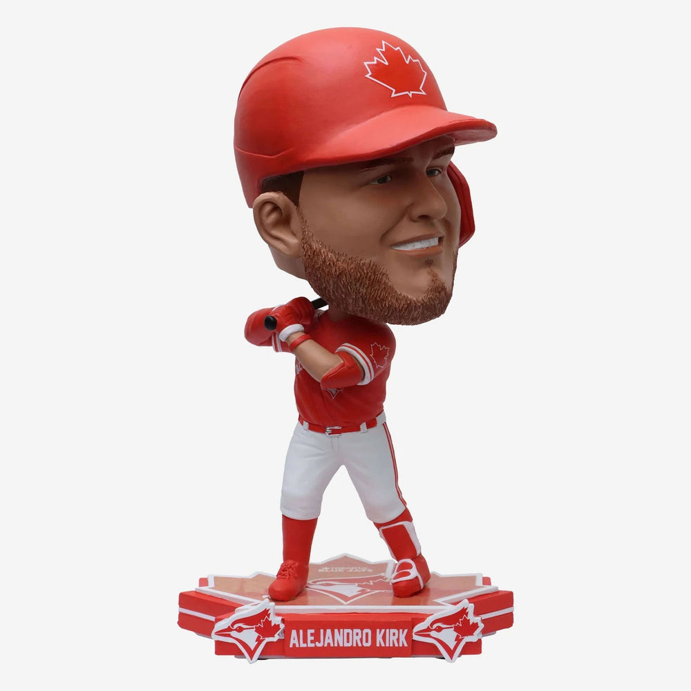 Alejandro Kirk Toronto Blue Jays 2023 Round Base Canada Day Uniform Bighead (ONLINE ORDER ONLY)