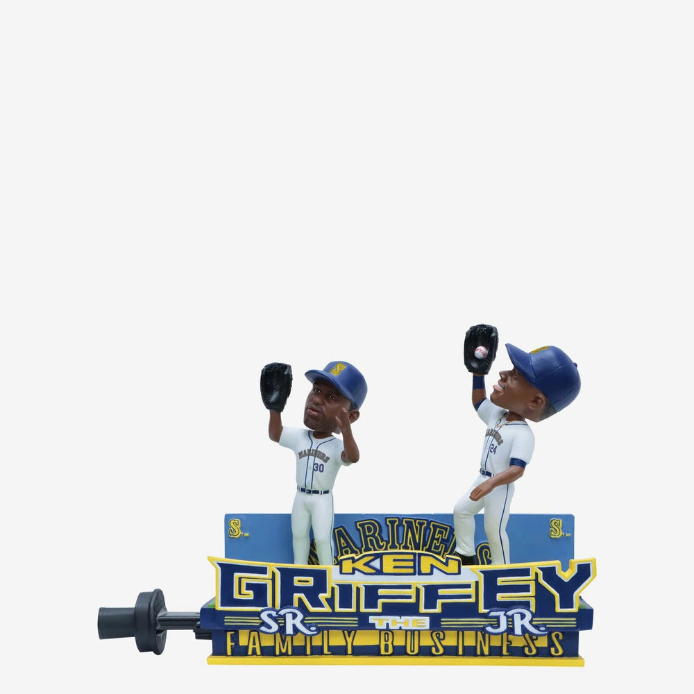 Ken Griffey Sr. & Jr. Seattle Mariners Father And Son Slider Dual MLB Bobblehead (ONLINE ORDER ONLY)