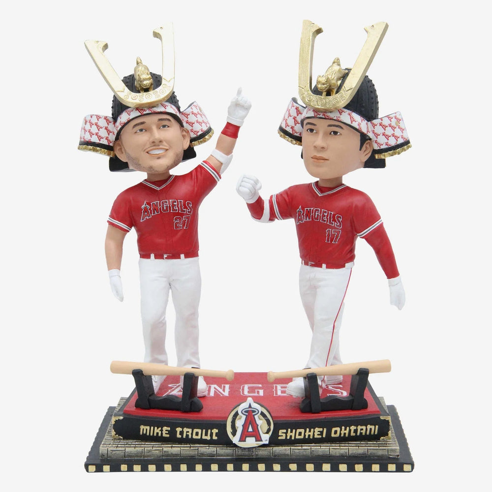 Shohei Ohtani & Mike Trout Los Angeles Angels Dual Home Run Celebration MLB Bobblehead (ONLINE ORDER ONLY)