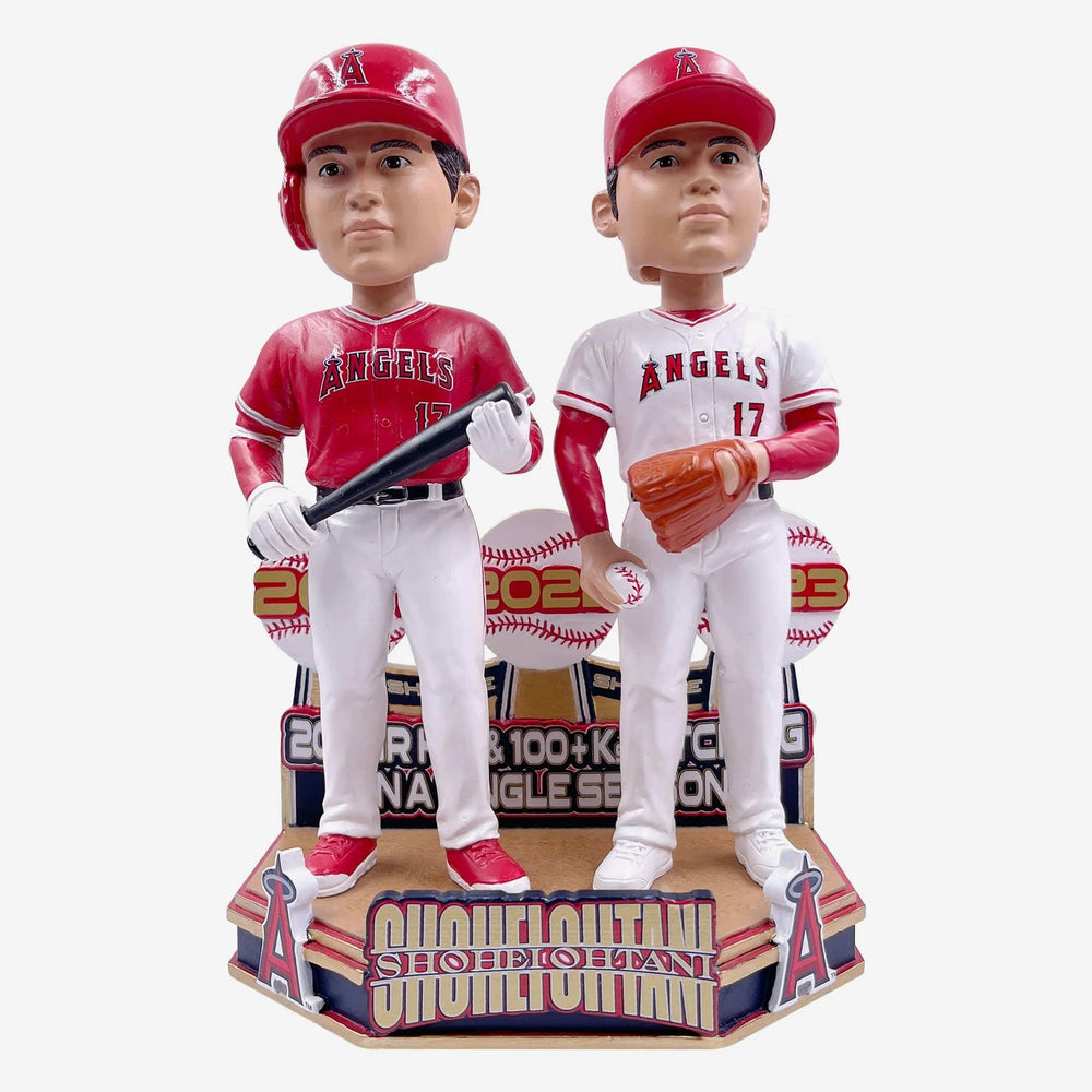 Shohei Ohtani Los Angeles Angels 20 Home Run 100 Strikeout Dual Bobblehead (ONLINE ORDER ONLY)