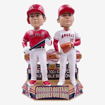 Shohei Ohtani Los Angeles Angels 20 Home Run 100 Strikeout Dual Bobblehead (ONLINE ORDER ONLY)