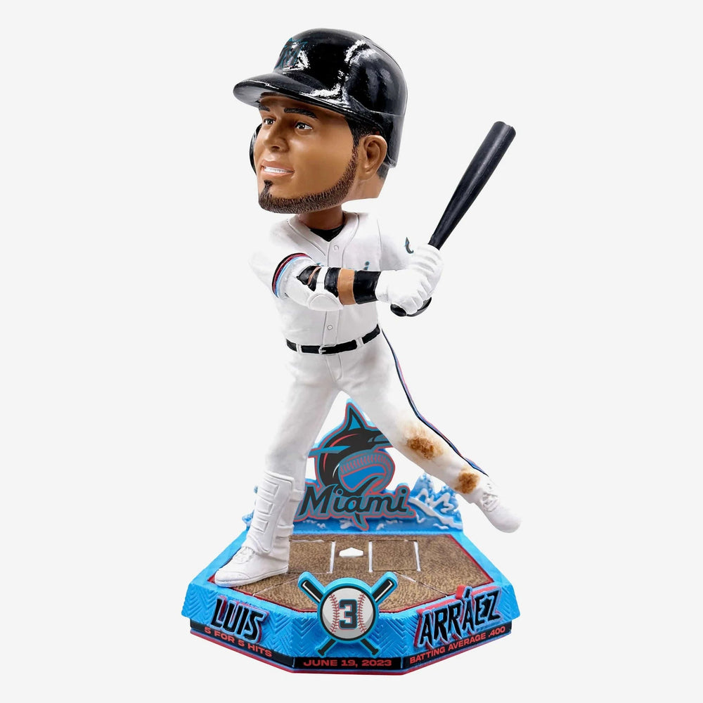 Luis Arraez Miami Marlins Gamebreaker MLB Bobblehead (ONLINE ORDER ONLY)