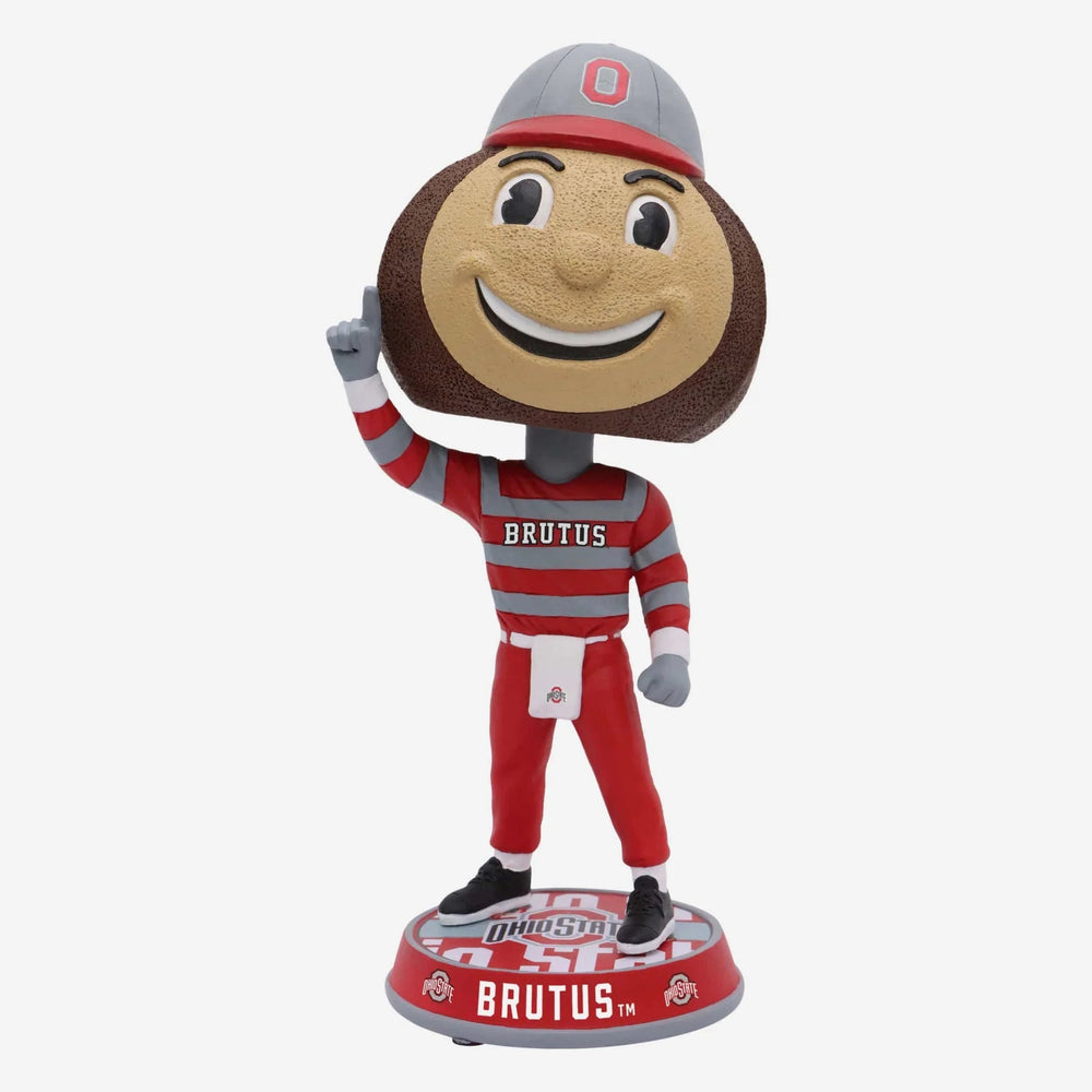 Brutus Buckeye Ohio State Buckeyes Field Stripe Bighead NCAA College Bobblehead (ONLINE ORDER ONLY)