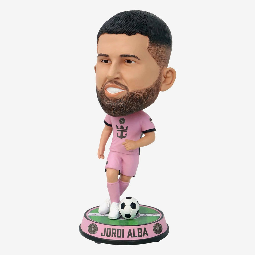 Jordi Alba Inter Miami CF Field Stripe Bighead MLS Bobblehead (ONLINE ORDER ONLY)