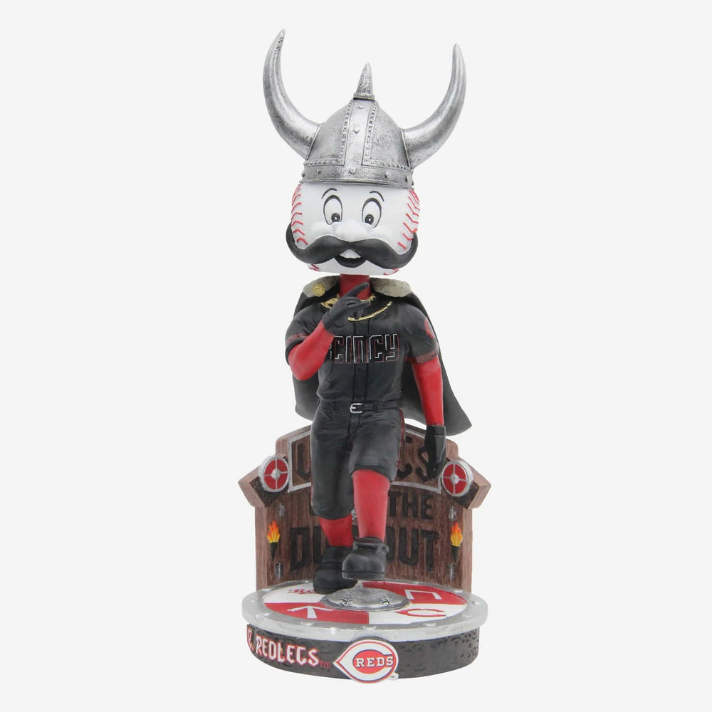 Mr. Redlegs Cincinnati Reds City Connect Viking Home Run Celebration Bobblehead (ONLINE ORDER ONLY)