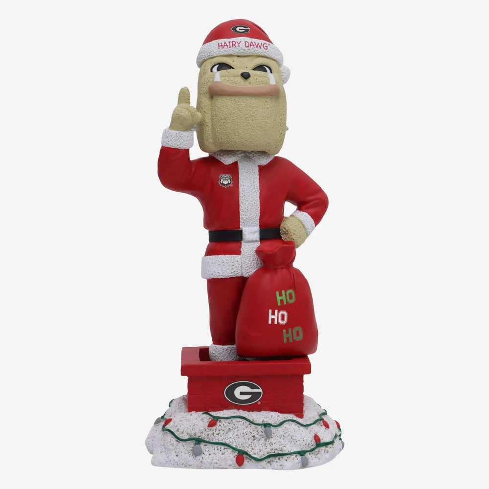 Hairy Dawg Georgia Bulldogs Santa NCAA College Bobblehead (ONLINE ORDER ONLY)