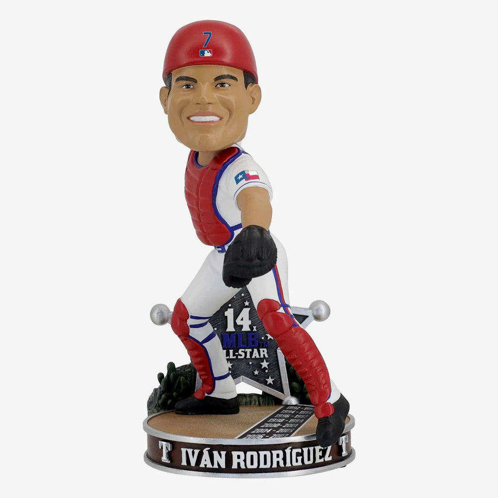 Ivan Rodriguez Texas Rangers Commemorative All Star Game Bobblehead (ONLINE ORDER ONLY)
