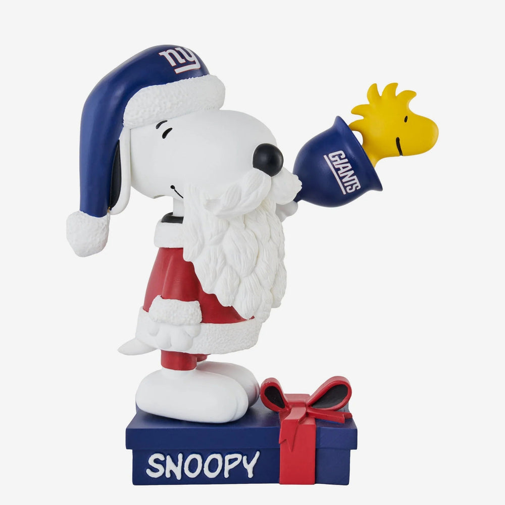 Snoopy & Woodstock New York Giants Peanuts Christmas Special NFL Bobblehead (ONLINE ORDER ONLY)